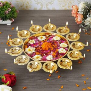 Urlis with Diyas - Perfect for Home, Office, Wedding, Diwali Decor ₹ 199 & 150